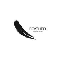 feather logo vector