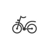 Bicycle. Bike icon vector. vector