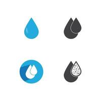 water drop Logo Template vector