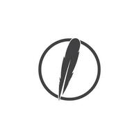 feather logo vector