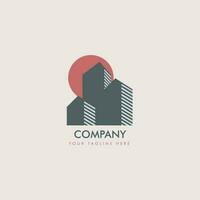 Building Logo Design. Suitable for Real Estate Business, Construction etc vector