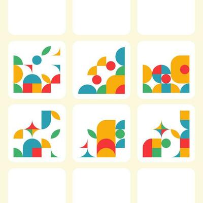 Geometric Border Decoration