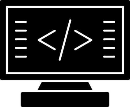 Coding Vector Icon Design