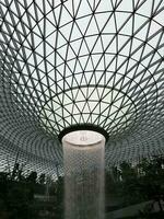 waterfall jewel changi singapore airport photo