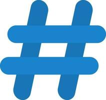 Hash tag Vector Icon Design