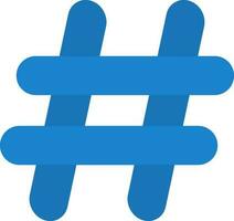 Hash tag Vector Icon Design