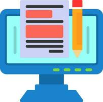 Blogger Vector Icon Design