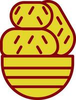 Croquette Vector Icon Design