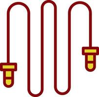 Jumping rope Vector Icon Design