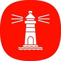 Lighthouse Vector Icon Design