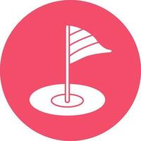 Minigolf Vector Icon Design