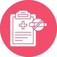 Medical report Vector Icon Design