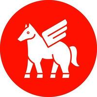 Pegaso vector icono diseño