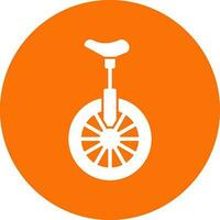 Monocycle Vector Icon Design