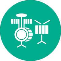 Drums Vector Icon Design