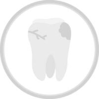 Caries Vector Icon Design