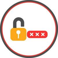 Password Vector Icon Design