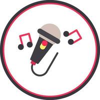 Singing Vector Icon Design