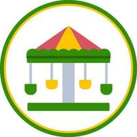 Merry go round Vector Icon Design