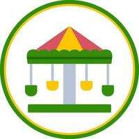 diseño de icono de vector de merry go round