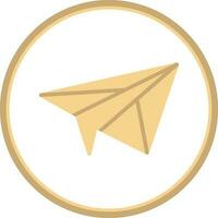 Paper plane Vector Icon Design