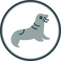 Seal Vector Icon Design