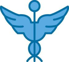 Caduceus Vector Icon Design