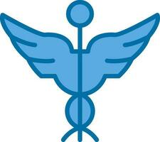 Caduceus Vector Icon Design