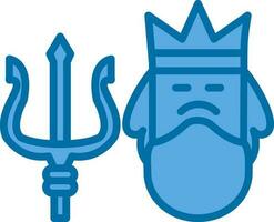 Poseidon Vector Icon Design