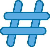 Hash tag Vector Icon Design