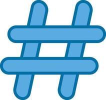 Hash tag Vector Icon Design