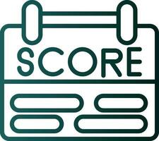 Scoring Vector Icon Design