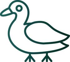 Duck Vector Icon Design