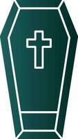 Coffin Vector Icon Design