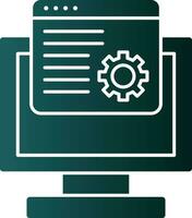 Web maintenance Vector Icon Design