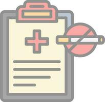 Medical report Vector Icon Design