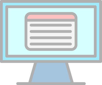 diseño de icono de vector de programa