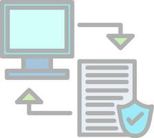 Data transfer Vector Icon Design