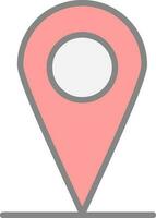 Map pointer Vector Icon Design