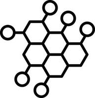 Molecule Vector Icon Design