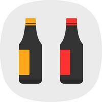 Beer bottle Vector Icon Design