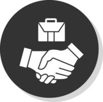 Business partnership Vector Icon Design