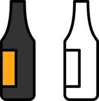 Beer bottle Vector Icon Design