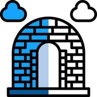 Igloo Vector Icon Design