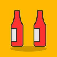 Beer bottle Vector Icon Design