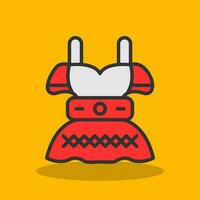 Dirndl Vector Icon Design
