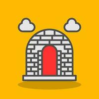 Igloo Vector Icon Design