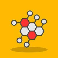 Molecule Vector Icon Design