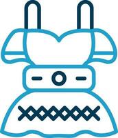 Dirndl Vector Icon Design