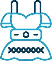 Dirndl Vector Icon Design